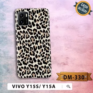 CASE Vivo Y15S/ Y15A - [DM330] - Leopard -  Hardcase 3D Fullprint Doff - Fashion Case HP - Case Kekinian - Cover Case Murah - Bumper Silikon TERMURAH - Casing Lucu (Bisa COD)