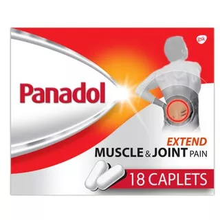 Panadol Extend for Muscle & Joint Pain 18 Caplets Imported Singapore