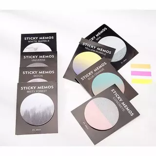 ATK SN711 Sticky Notes Galaxy Universe Sea Moon Planet Notes