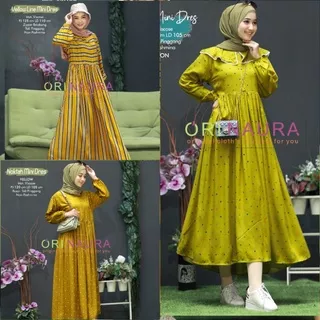 Sonaya // Noktah // Yellow Line // Alisa Mini Dres By Ori Naura