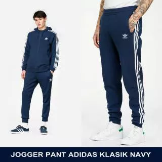 CELANA JOGGERPANTS ADIDAS CLASSIC NAVY & MERAH MAROON