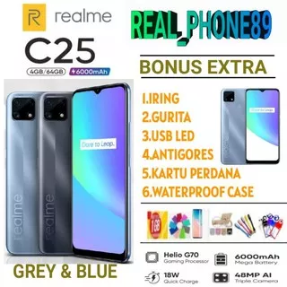 REALME C25 RAM 4/64 GB C25S 4/128GB GARANSI RESMI REALME INDONESIA