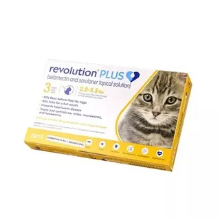 Revolution Plus kucing GOLD (1 - 2.5kg) / Obat Kutu kucing 0.25 Ml
