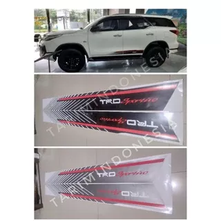 Stiker all new fortuner 2016 vrz stiker TRD Sportivo fortuner vrz