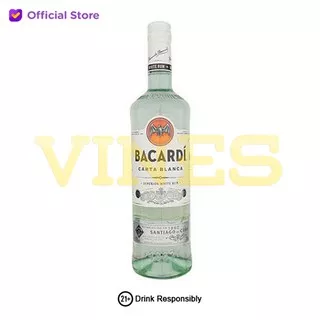 Bacardi Carta Blanca (Light Superior) Rum 750mL