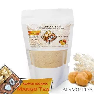 Serbuk Bunga Kurma Muda & Serbuk Buah Zuriat Alamon Tea Mango, Strawberry, Lyche (260gr)