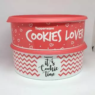 COOKIE TINS (2 )TUPPERWARE