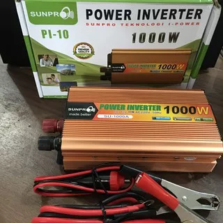 Power INVERTER DC Ke AC 1000W 1000 Watt Aki ke Listrik merk Supnro PI05