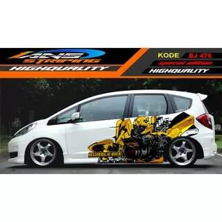 STICKER MOBIL JAZZ, BRIO, AGYA, YARIS, SWIFT, SIGRA / VARIASI STICKER MOBIL / STIKER MOBIL TRANFORME