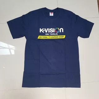 Kaos Teknisi Parabola Transvision Nusantara HD model T-Shirt enak dipakai