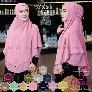 RUBIAH JUMBO KHIMAR SYARI ORIGINAL OVAL KHIMAR CERUTI RUBIAH OVAL HIJAB RUBIAH OVAL