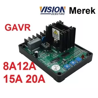 GAVR AVR Modul Universal Genset CF Voltage Stabilizer 8A 12A 15A 20A Generator Penstabil Tegangan Listrik