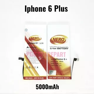 Original 100 persen Nero Baterai Double Power Iphone 6 Plus Batre Batere Baterei Battery