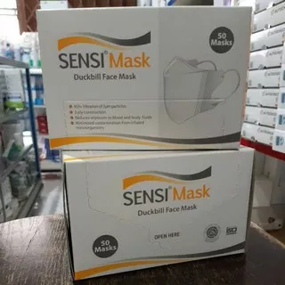 Sensi Masker Duckbill isi 50pcs / Sensi Masker / Masker Sensi / Sensi Duckbill / Sensi