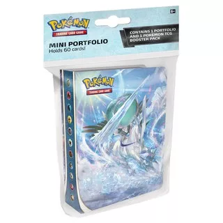 TCG Pokemon Sword & Shield 6 Chilling Reign Mini Portfolio + Booster