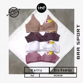 BRA BH REMAJA MURAH TANPA KAWAT | BRA SPORT REMAJA SIZE 34,36,38