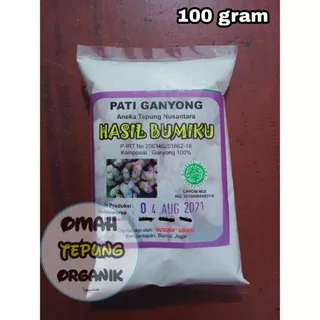 Tepung PATI Ganyong Organik kemasan 100 gram/Bubuk PATI Ganyong Organik 100 gram/Pati Ganyong organik kemasan 100 gram/Serbuk PATI Ganyong Organik 100 gram