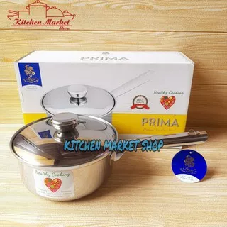 BIMA Prima Panci series Sauce pan 16cm 18cm Stainless Steel B2007116 B2007118