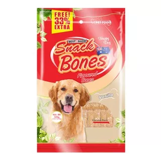 Best In Show Dog Biscuit Snack Bones Vanilla 240gr+80gr