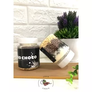 Crunchy choco jar crust/ choco oreo/cemilan coklat lumer rice cripsy