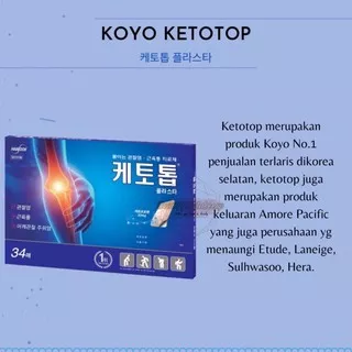 READY STOCK KETOTOP PLASTER 34 PATCH