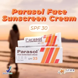 ?STAR? Parasol Face Sunscreen Cream SPF 33 20gr | Sunscreen wajah | Sunblock | Sunscreen | Spf 33 | Sunscreen Cream | Sunscreen Glowing | Sunblock  Glowing |  Kulit Glowing