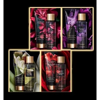 Victoria Secret Fragrance Mist Lotion ( Forbidden Rose - Jasmine Allure - Exotic Lily - Lotus Desire)