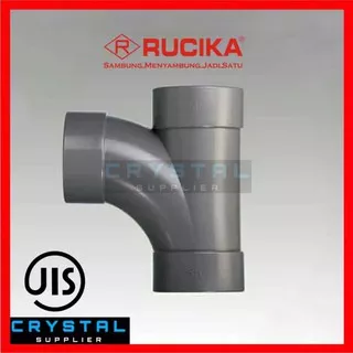 Tee Y 90° RUCIKA 3 inch PVC AW / Large Radius Tee / TY 90 derajat 3