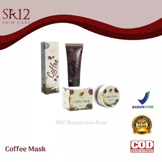 SR12 Coffee Mask Masker Komedo Peeling Wajah Masker Flek Hitam