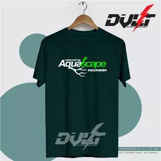 Kaos / Baju Komunitas Aquascape Indonesia Kaos Distro Pecinta Aquarium Keren Murah