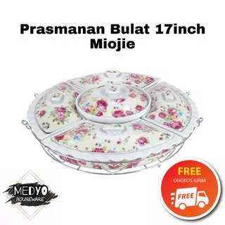 Prasmanan Bulat 17inch Keramik Food Grade