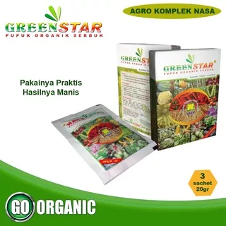 Greenstar NASA Pupuk Organik Untuk Semua Tanaman, Sayur, Buah, Palawija - Greenstar