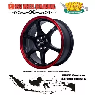 Velg Mobil Ring 16 HSR MISAKI Velg Racing Jazz Brio Avanza Vios Etios Sigra Livinna Yaris Agya dll