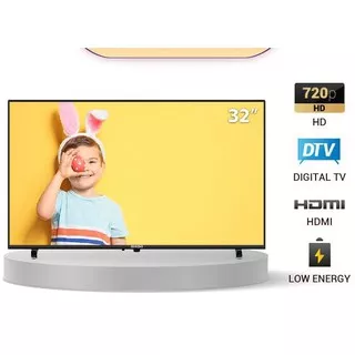 tv led 32 inch Coocaa LED TV 32 inch Model 32D5T Analog & Digital TV DVB T/T2 Panel HD Garansi Resmi