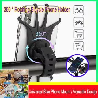 Bicycle Phone Holder Universal Motorcycle Mobile Phone Holder Bike Handlebar Stand Bracket for IPhone Vivo Xiaomi Huawei Samsung