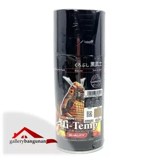 Samurai Hi Temp Heat Resistant H2*** Black | Pilok Samurai | Cat Tahan Panas | Cat Knalpot