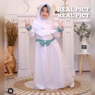 Gamis Syar`i Anak Baju Gamis Pakaian Muslim Anak Gamis Baju Anak Muslim Fashion Muslim Anak Baju Stelah Anak Stelan Gamis Anak Perempuan 1 - 10 Tahun