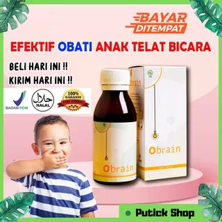 [BISA COD] OBRAIN Obat Speech Delay Nutrisi Anak Terlambat Bicara ORIGINAL Sudah BPOM Untuk Kesehatan Anak Menyembuhkan Anak Autis dan ADHD AMAN TANPA EFEK SAMPING