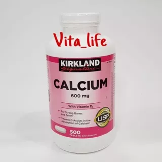 KIRKLAND SIGNATURE CALCIUM 600 mg + D3 - 500 tabs