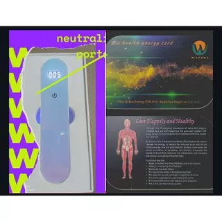 uvC sterilizer neutralizer disinfectan portable dan kartu bio health energy super ion card watuku
