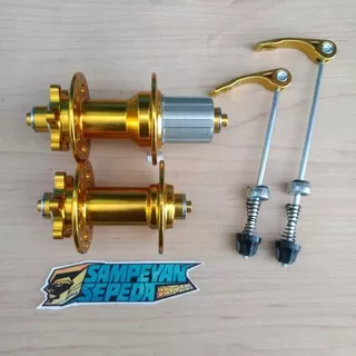 Termurah Hub Freehub Raze 32H Lubang 32 Gold Suara Jangkrik Nyaring