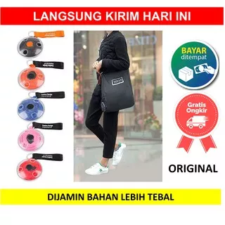 Tas Belanja Lipat Go Green Shopping Bag Roll Up Fashion Design Gulung Kantong Design Praktis Tote Portable Yoyo Spiral