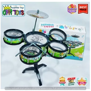 Mainan Jazz Drum Mini Set Isi 5 Pcs-Mainan Drum Set Mainan Anak- Mini Jazz Drum