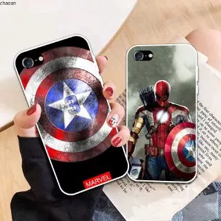 iPhone touch 7 8 5 5S SE 2020 5C 6 6S Plus X XS XR 11 Pro MAX Spiderman pattern-5 Soft Silicon Case Cover
