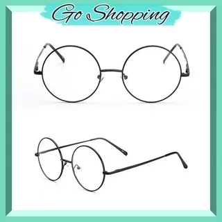 GO! 097 Kacamata Bulat Design Korea Pria Dan Wanita / Kacamata Oval Korea/Kacamata Design COD