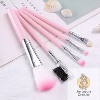 JG - KUAS SET ISI 5 PCS / KUAS MAKE UP SET 5 PCS / MEI HONG DA MHD WARNA