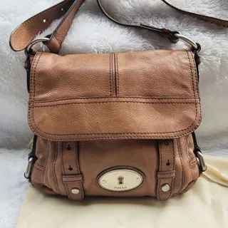 Tas Fossil Maddox flap Chesnut Preloved