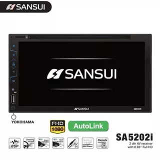 Headunit double din Sansui SA5202i DVD TV SA 5202i SA-5202i