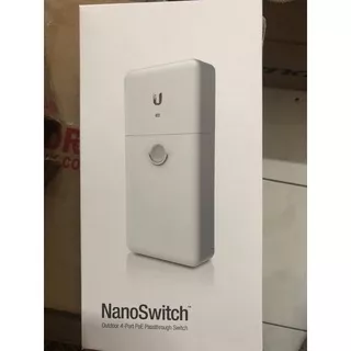 Ubiquiti nano switch outdoor 4port poe passthrough switch N-SW
