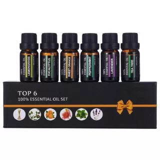 ESSENTIAL OILS DIFFUSER 10ML UNTUK HUMIDIFIER AROMATHERAPY LAVENDER PEPPERMINT ORANGE DLL